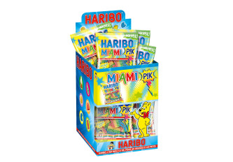 B.30 sachets 40gr HARIBO MIAMI PIK
