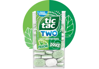 B.24 étuis TIC TAC TWO Menthe fraiche & douce