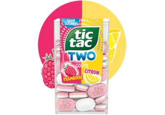 B.24 étuis TIC TAC TWO Framboise Citron