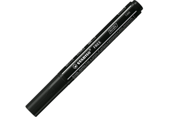 B.5 marqueurs STABILO FREE T300 noir