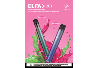 Autocollant A5 Kit ELFA nouvelles saveurs