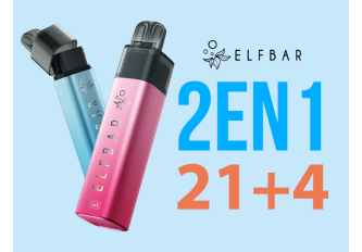 Lot  Kits ELFBAR 2en1 10mg 21+4