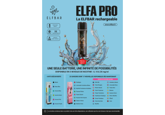 Affiche A4 gamme ELFA PRO