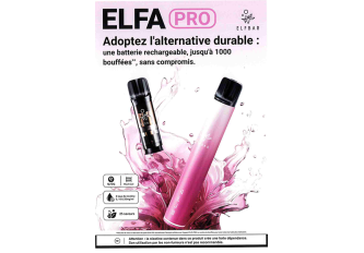 Sticker A5 rose ELFA PRO