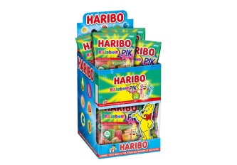 B.30 sachets  40gr Haribo Rainbow Pik