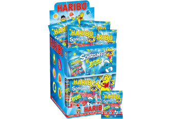 B.30 sachets 40gr HARIBO Schtroumpfs PIK
