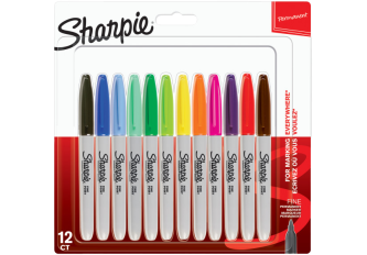 Blister 12 marqueurs SHARPIE