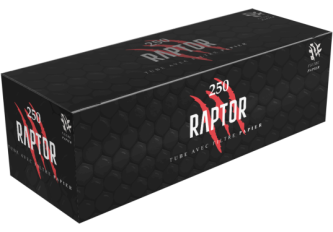 C.40 boites de 250 tubes RAPTOR papier