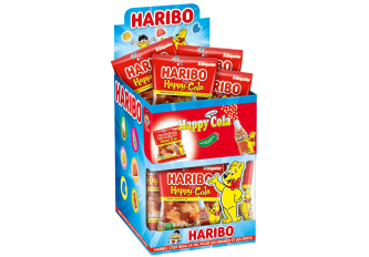 B.30 sachets 40gr HARIBO Happy Cola