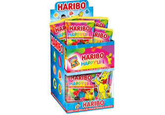 B.30 sachets  40gr HARIBO Happy Life